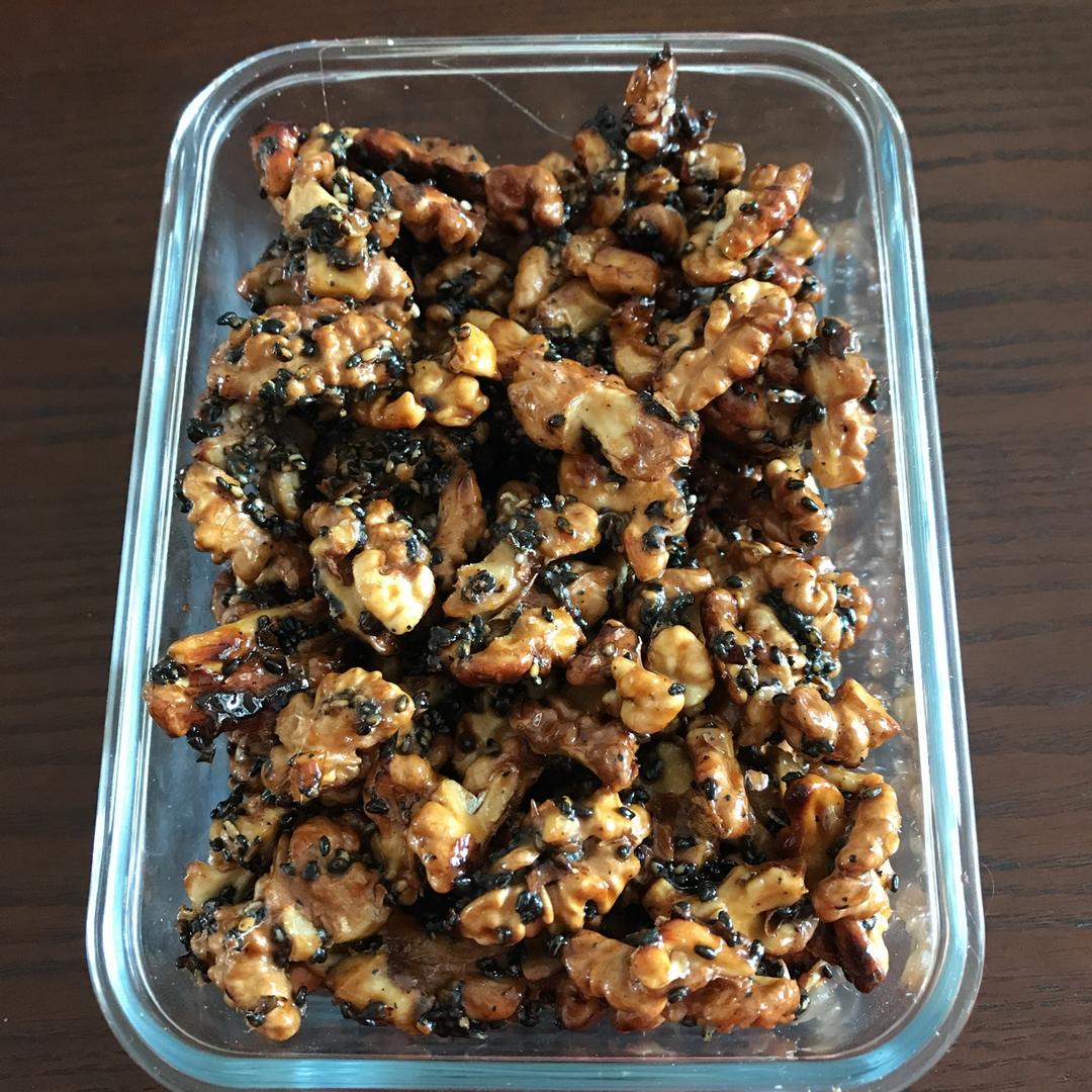 【琥珀核桃仁】冰糖无油不粘手