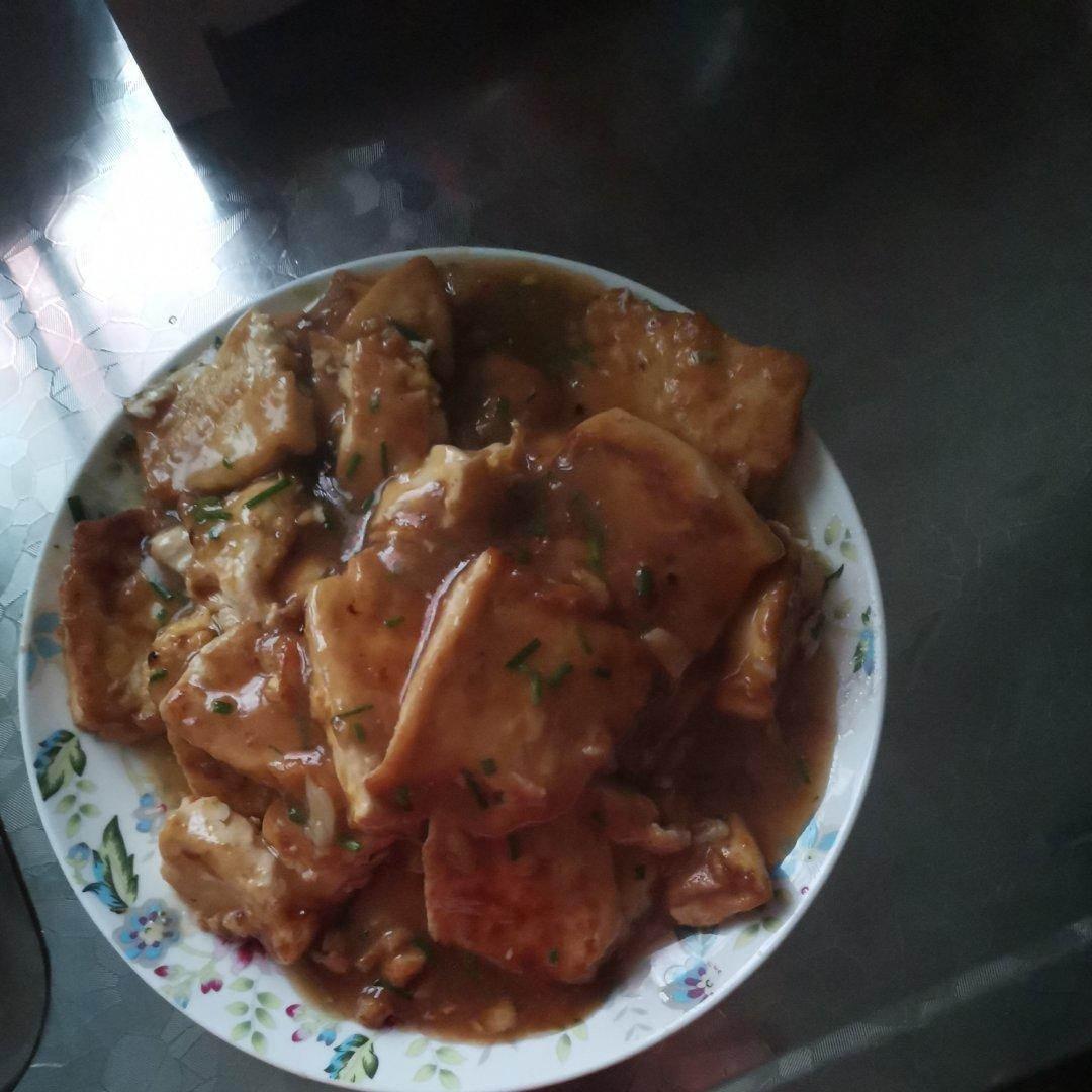 香煎嫩豆腐