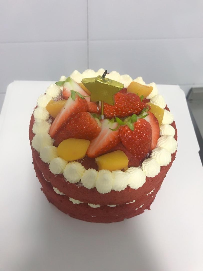 圣诞第三弹－红丝绒水晶球蛋糕