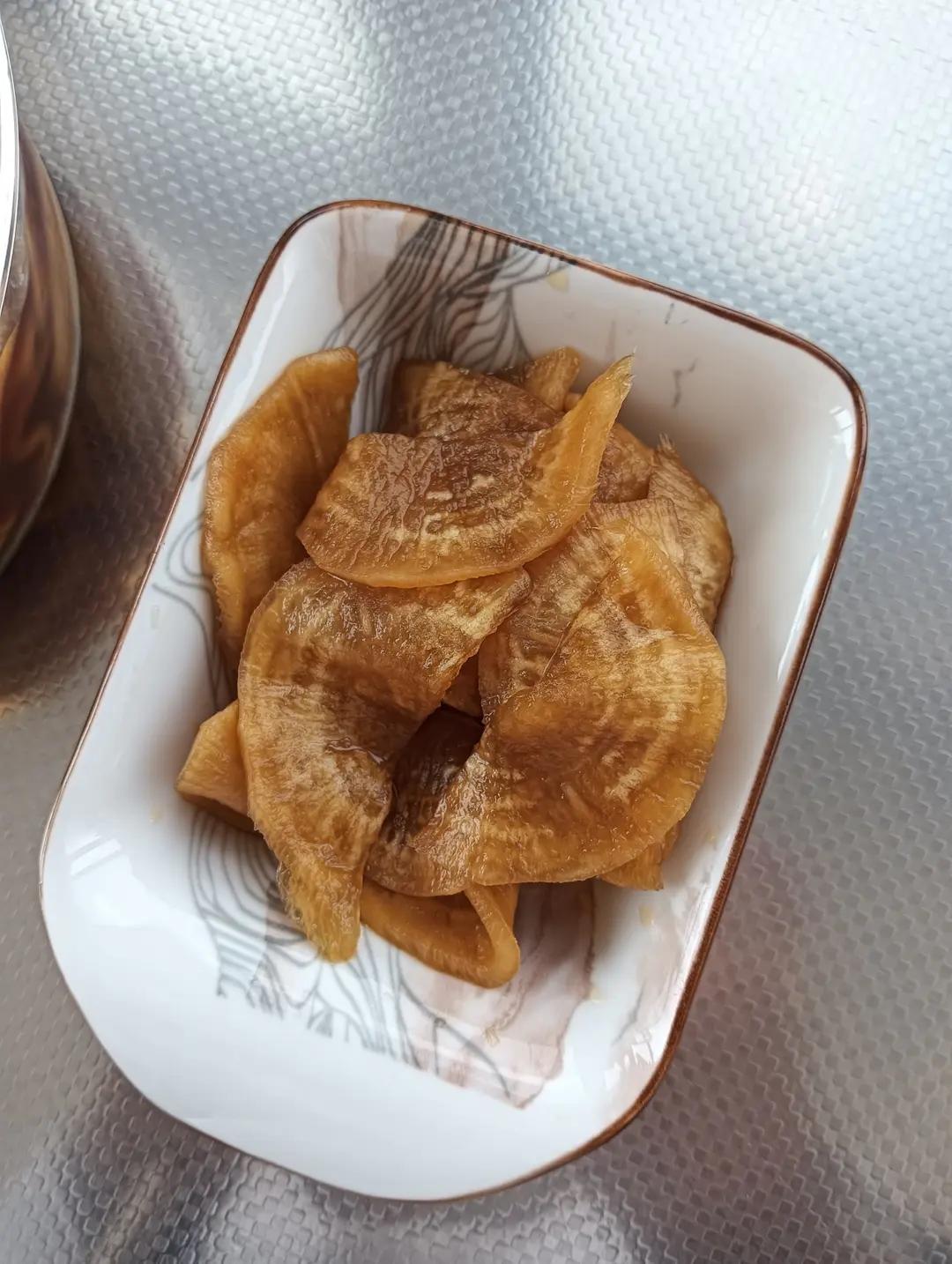 酸甜爽口白萝卜咸菜