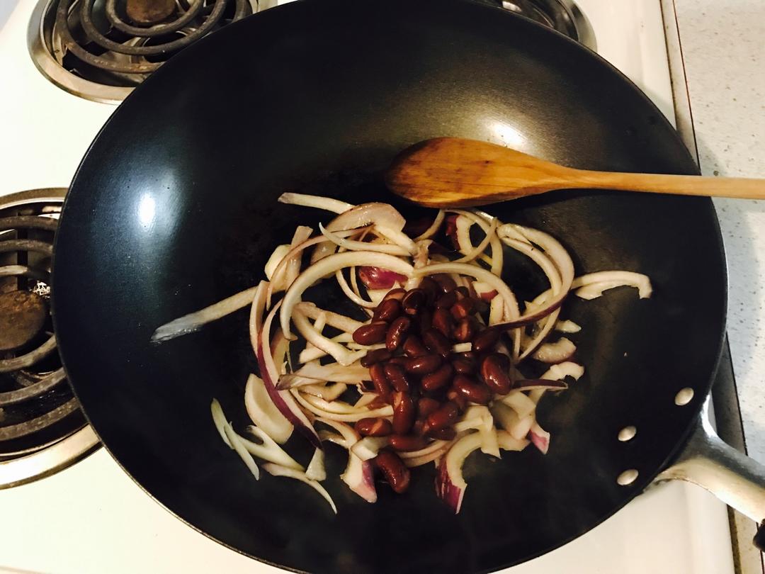 酸甜芝麻菜腰豆沙拉（低脂健康）的做法 步骤2