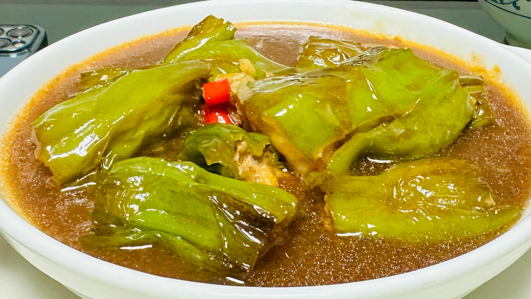 米饭杀手虎皮青椒酿肉