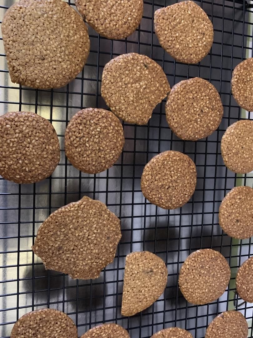 超简单超好吃的芝麻薄脆