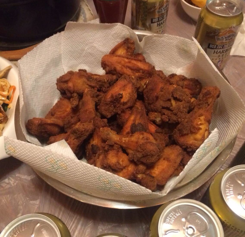 香脆辣味炸鸡翅