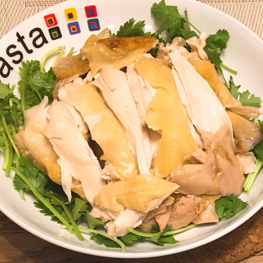 电饭锅简易版：盐焗手撕鸡