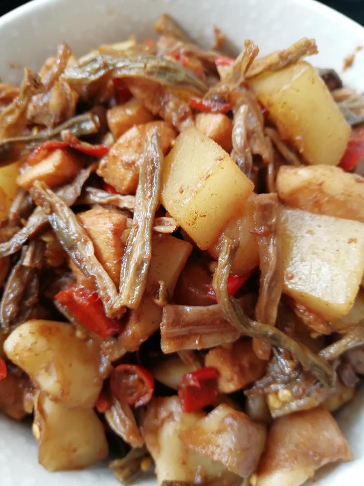 混合菜之菱角土豆