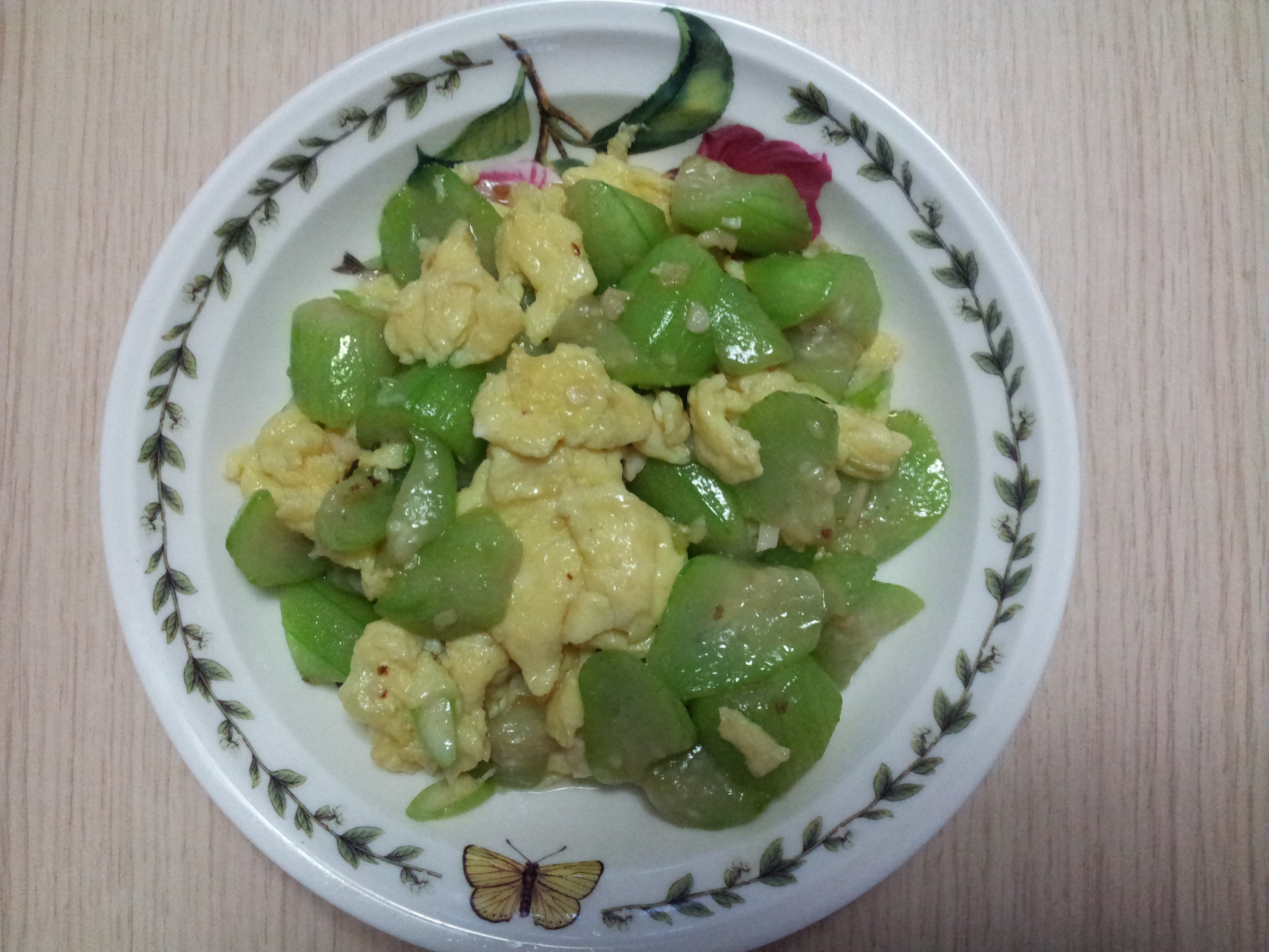 丝瓜炒蛋