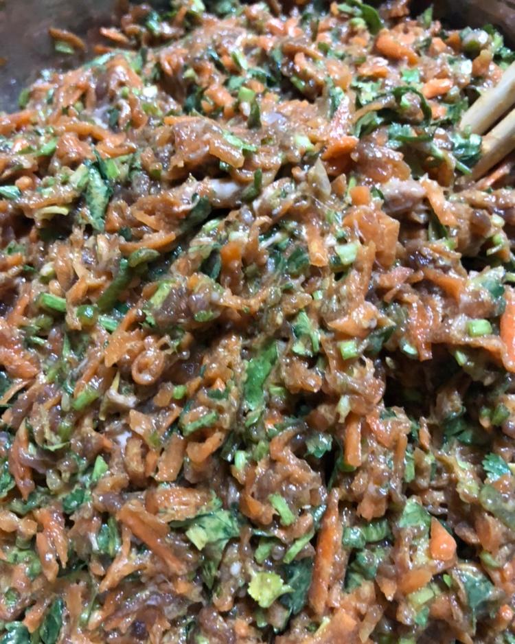 胡萝卜羊肉馅水饺