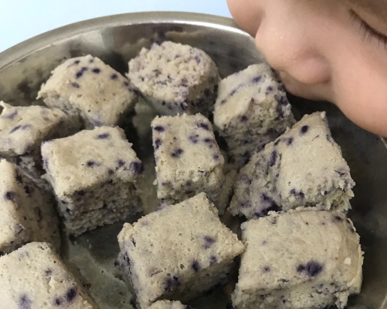 宝宝辅食-蓝莓山药糕的做法
