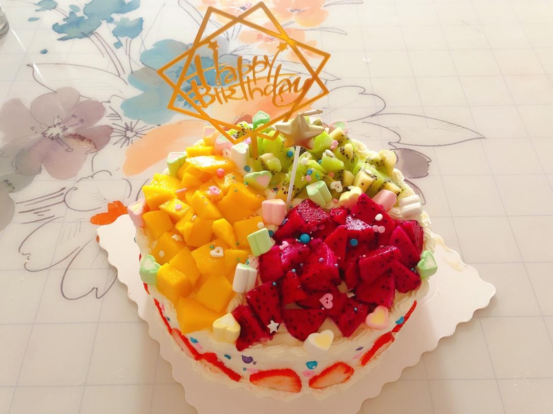 8寸水果生日蛋糕
