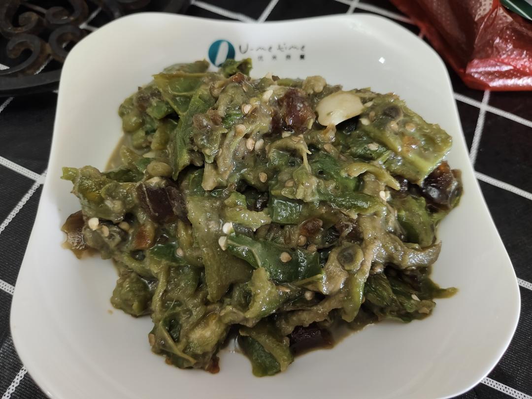 🌶️烧椒皮蛋擂茄子