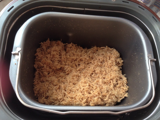 自制面包机肉松