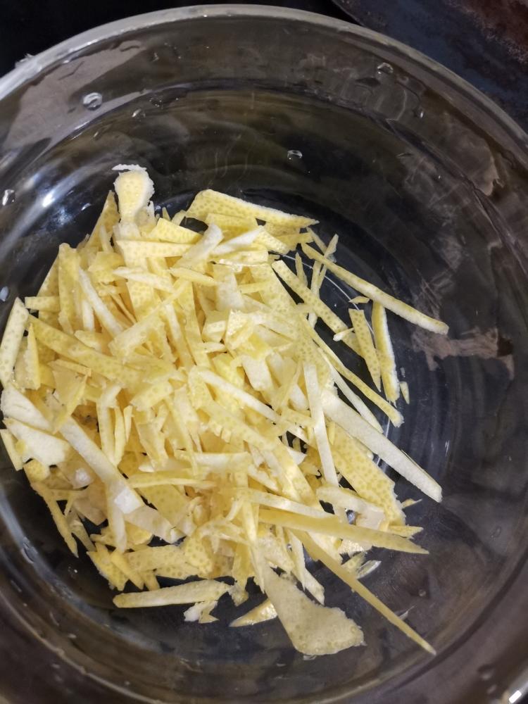 柚子皮果肉蜂蜜茶的做法