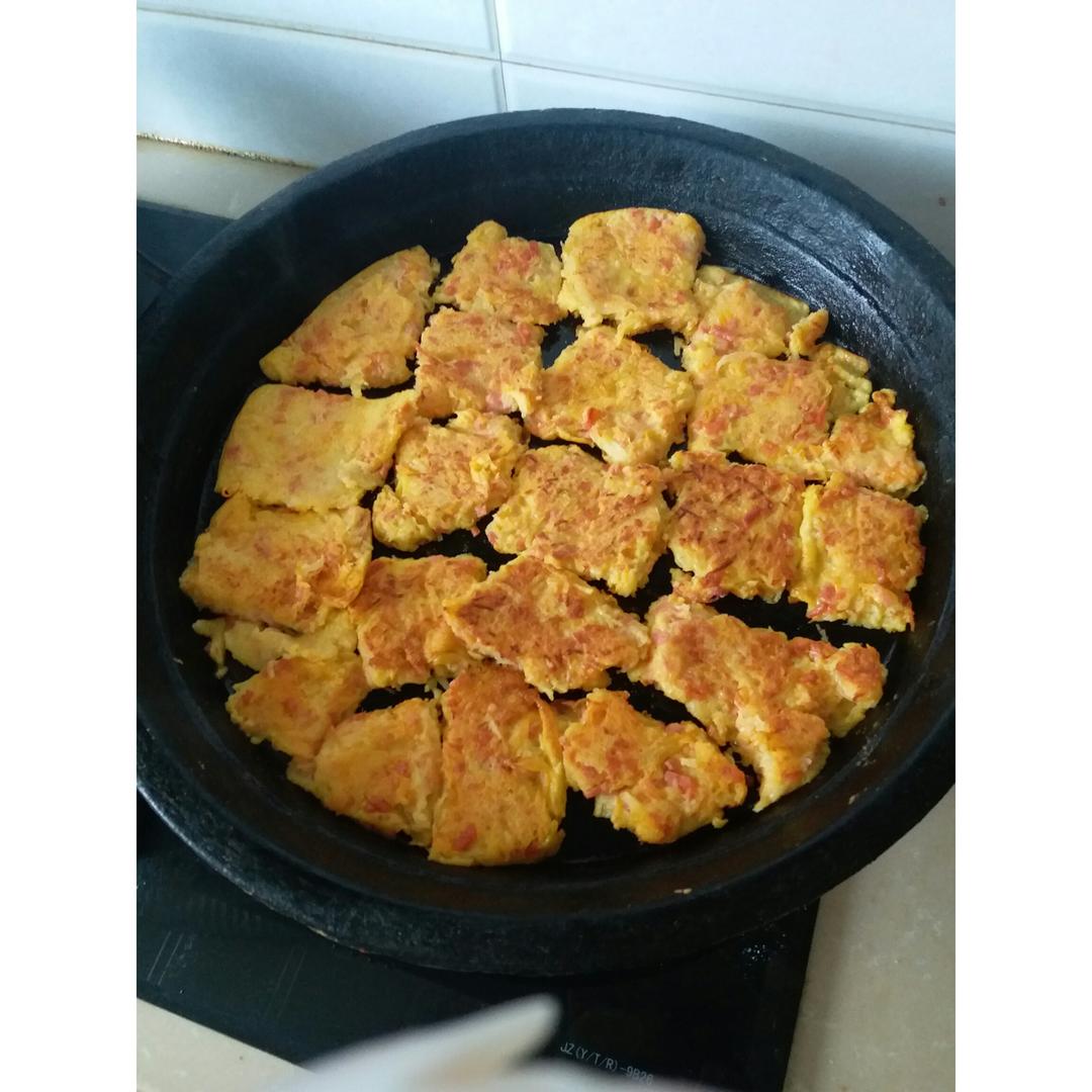 香煎土豆丝鸡蛋饼