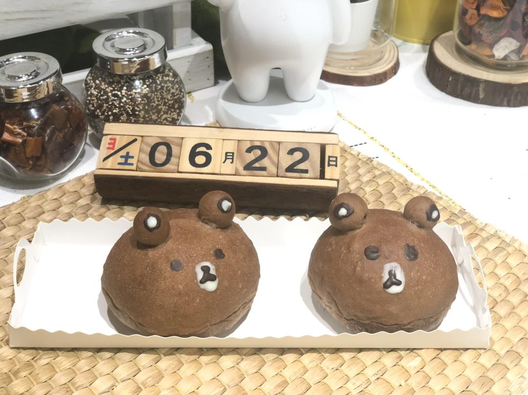 布朗熊面包（卡仕达酱馅）