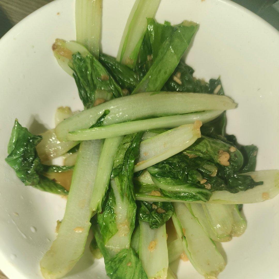 炒青菜，脆而不生，熟而不老