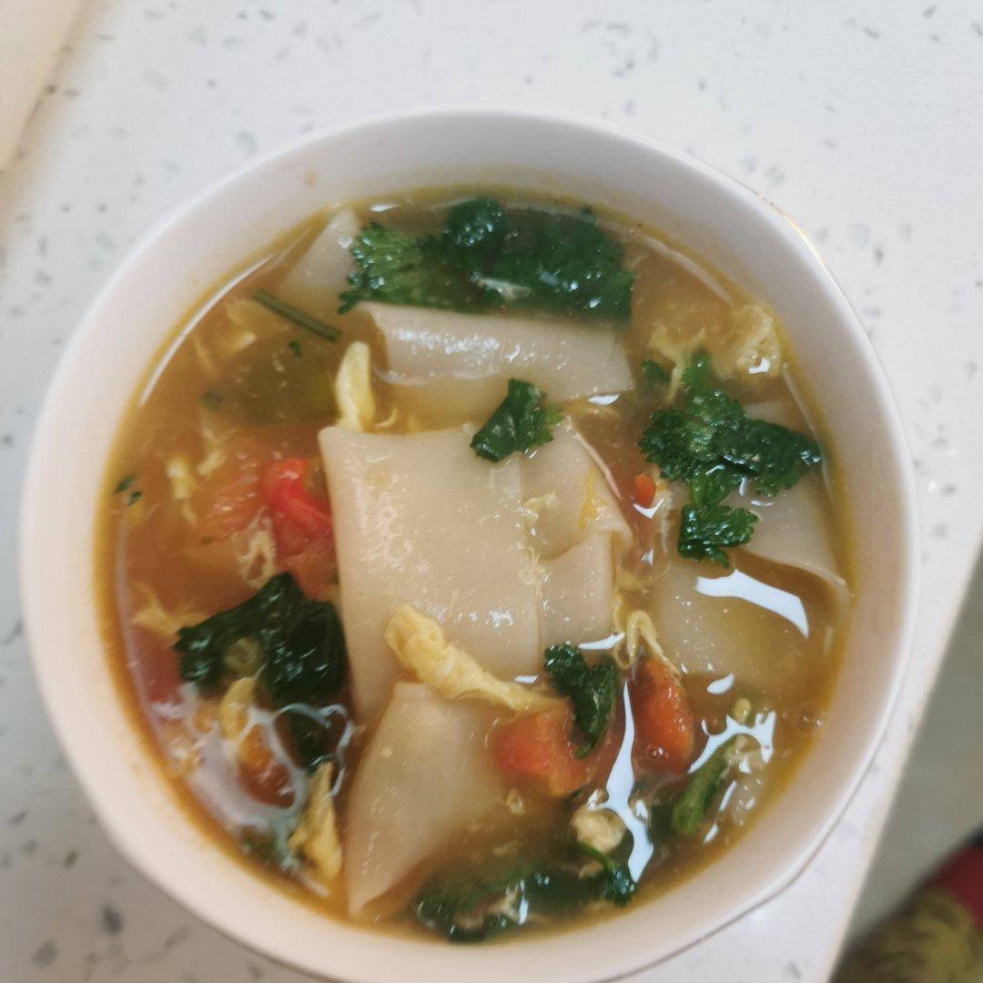 卿语做的面片汤