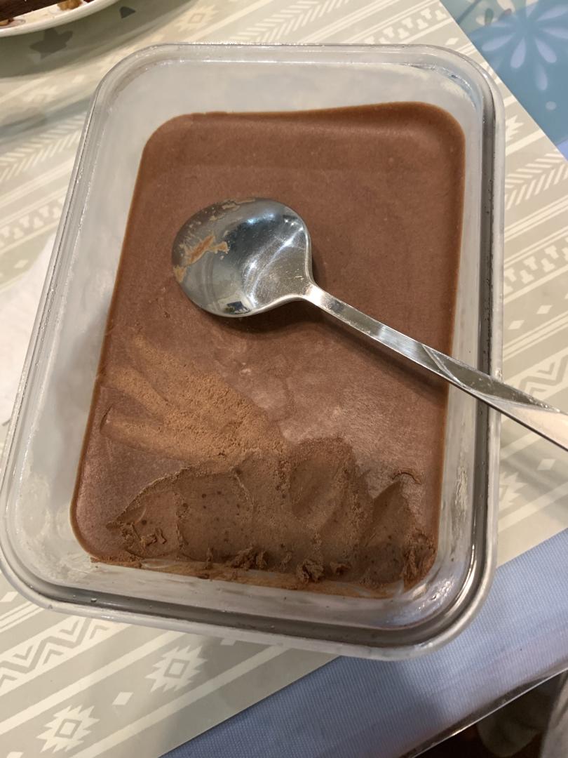 巧克力冰淇淋（无蛋无冰渣、免搅拌、消耗淡奶油）Choco Ice Cream
