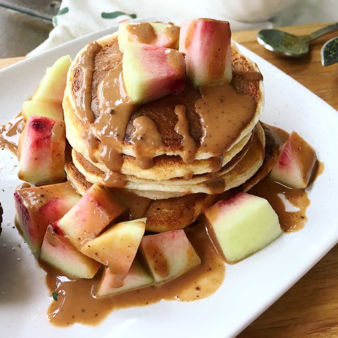 无油少糖全麦松饼