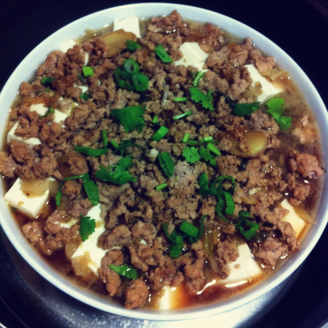 肉末蒸豆腐