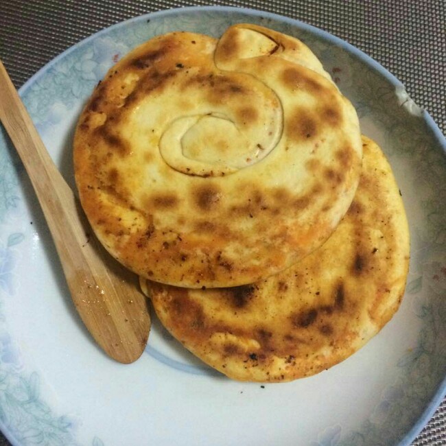 椒盐芝麻烙饼