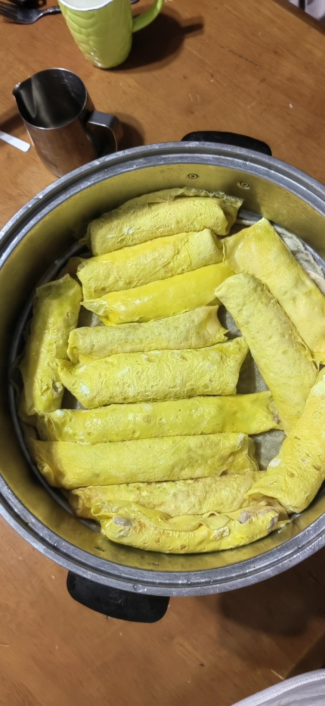 博山卷尖（鲁菜经典，内含摊鸡蛋饼手法）