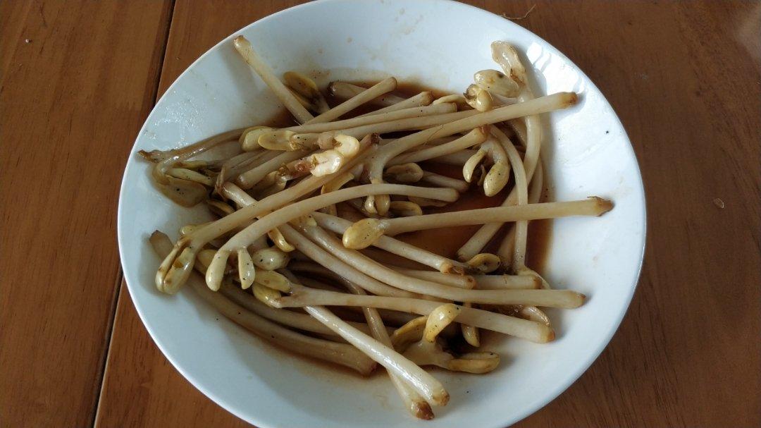 蚝油炒花生芽