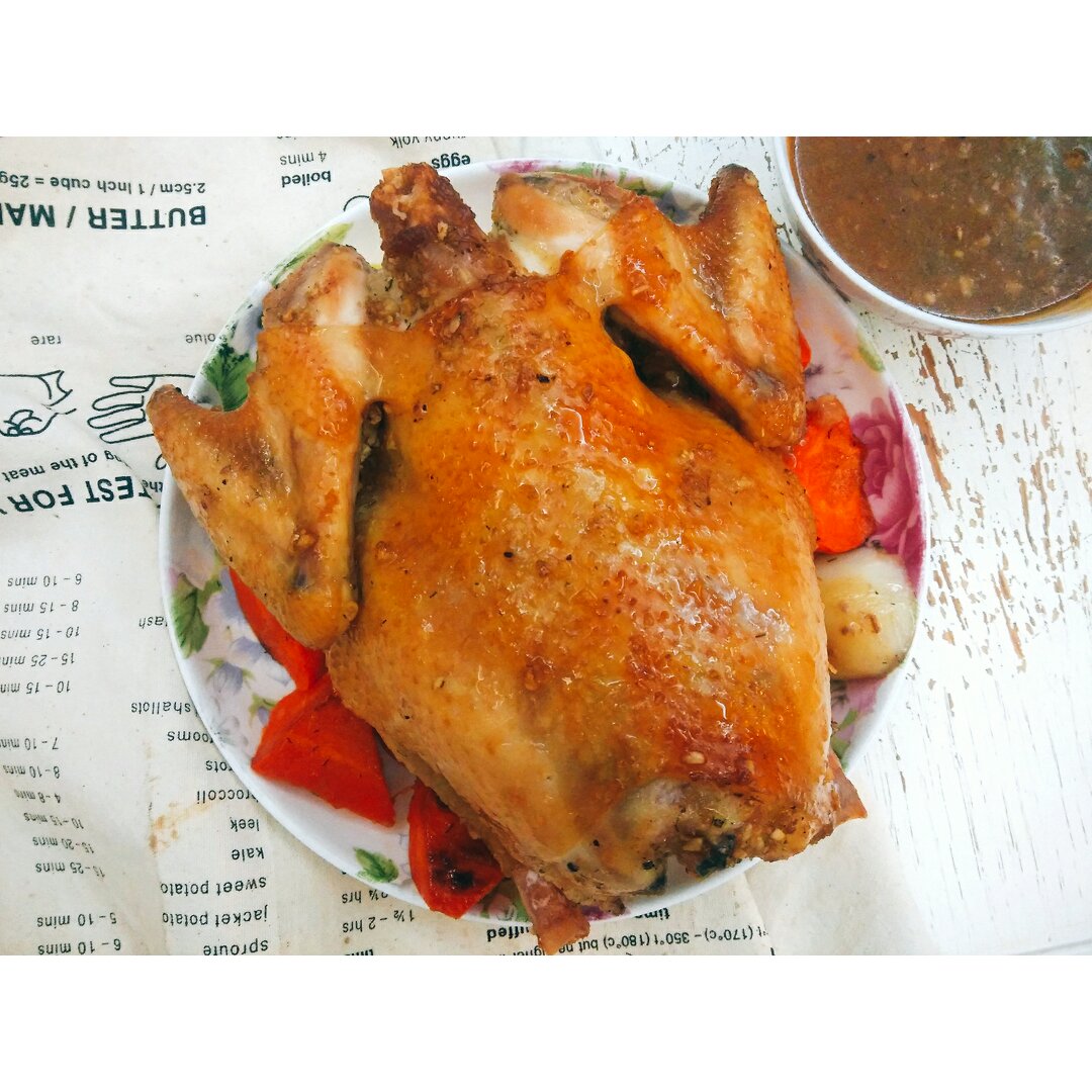 袋袋烤鸡--自制腌料+脆皮秘籍