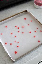 桃花手绘蛋糕卷的做法 步骤11
