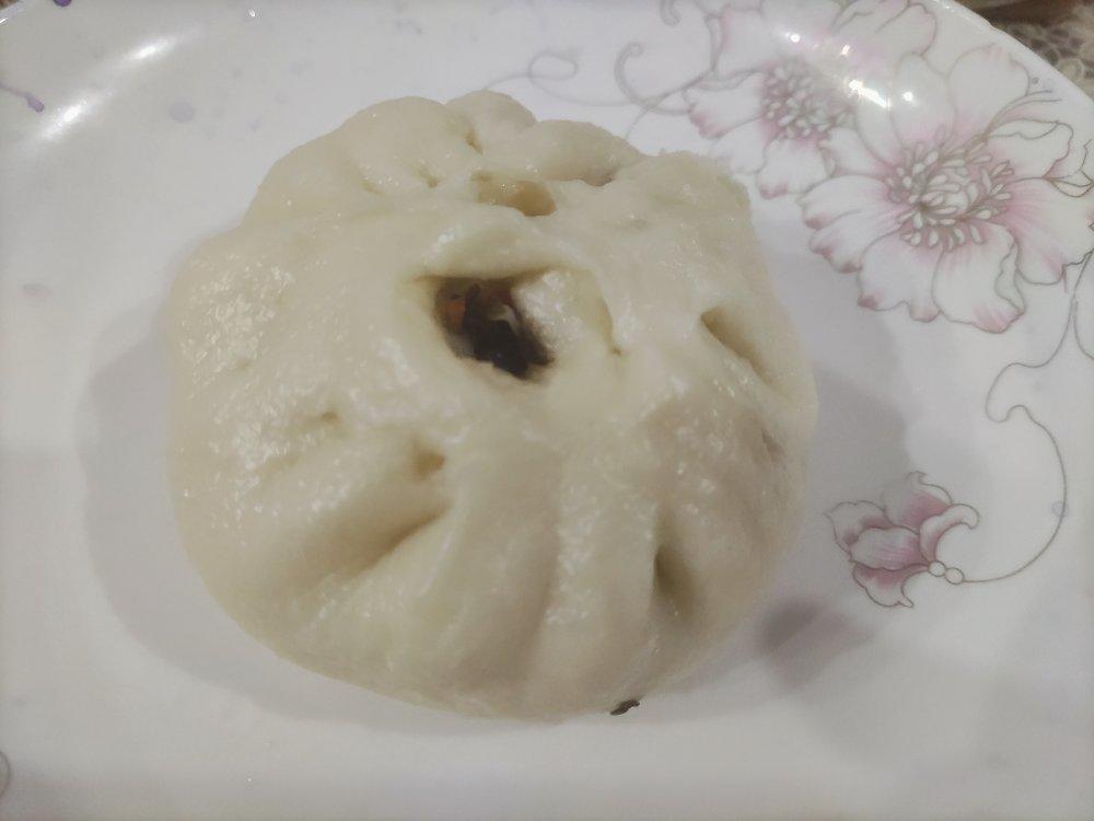 咸菜豆干馒头