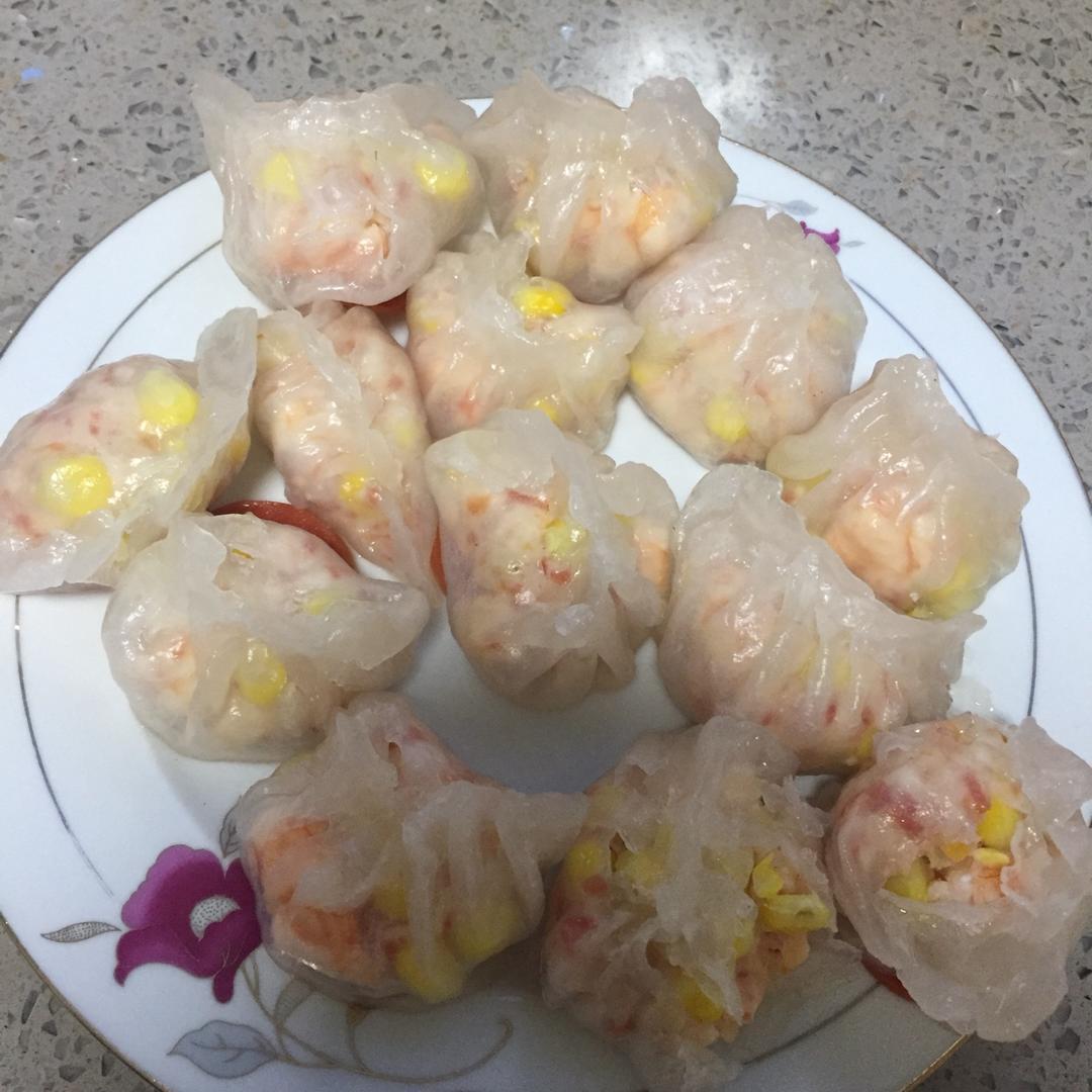 弯梳虾饺