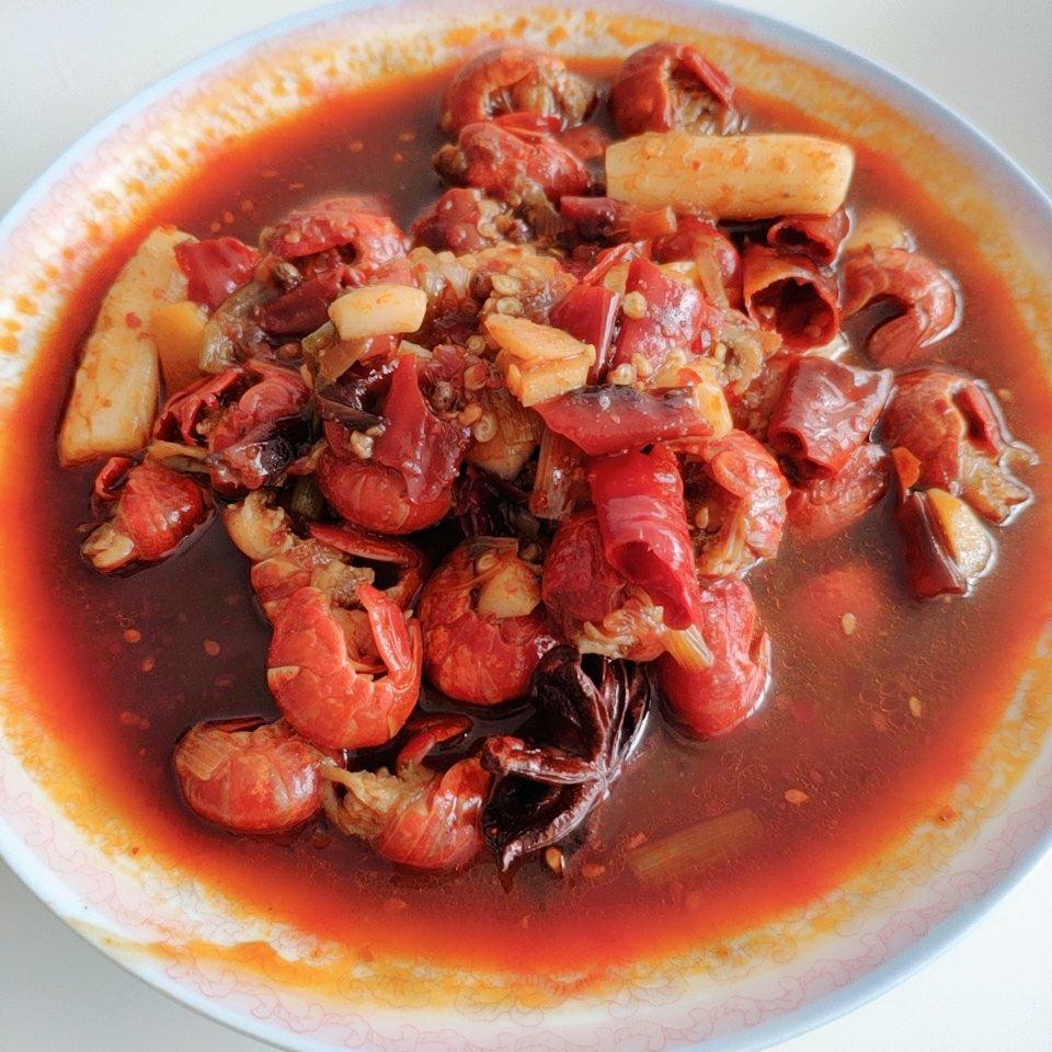 麻辣炒虾尾