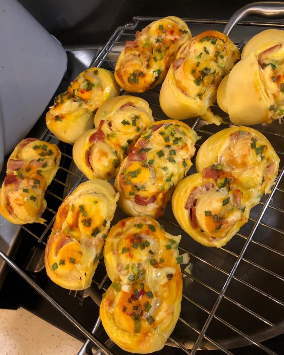 培根芝士面包（液种+烫种）