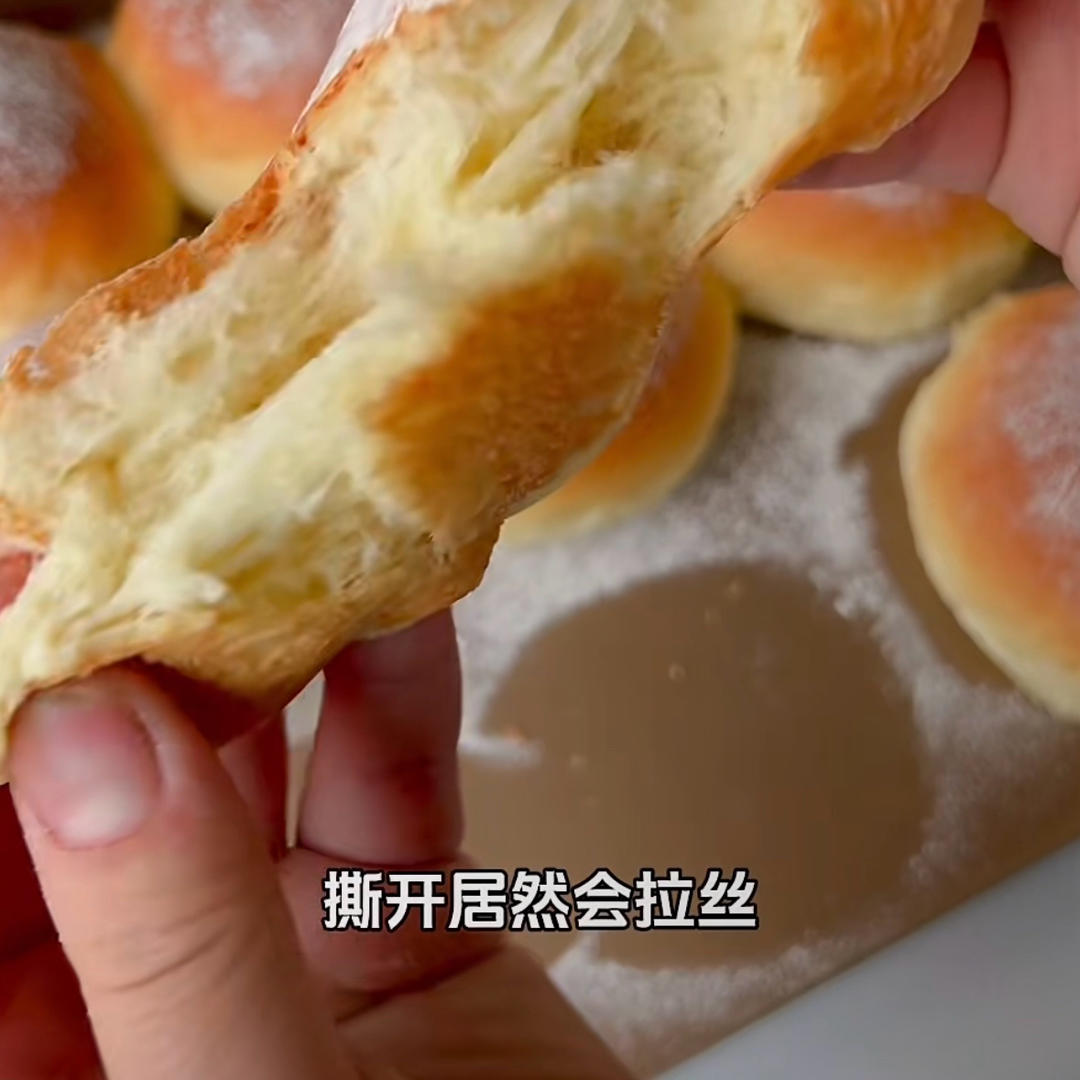 纯奶手撕吐司的做法 步骤1