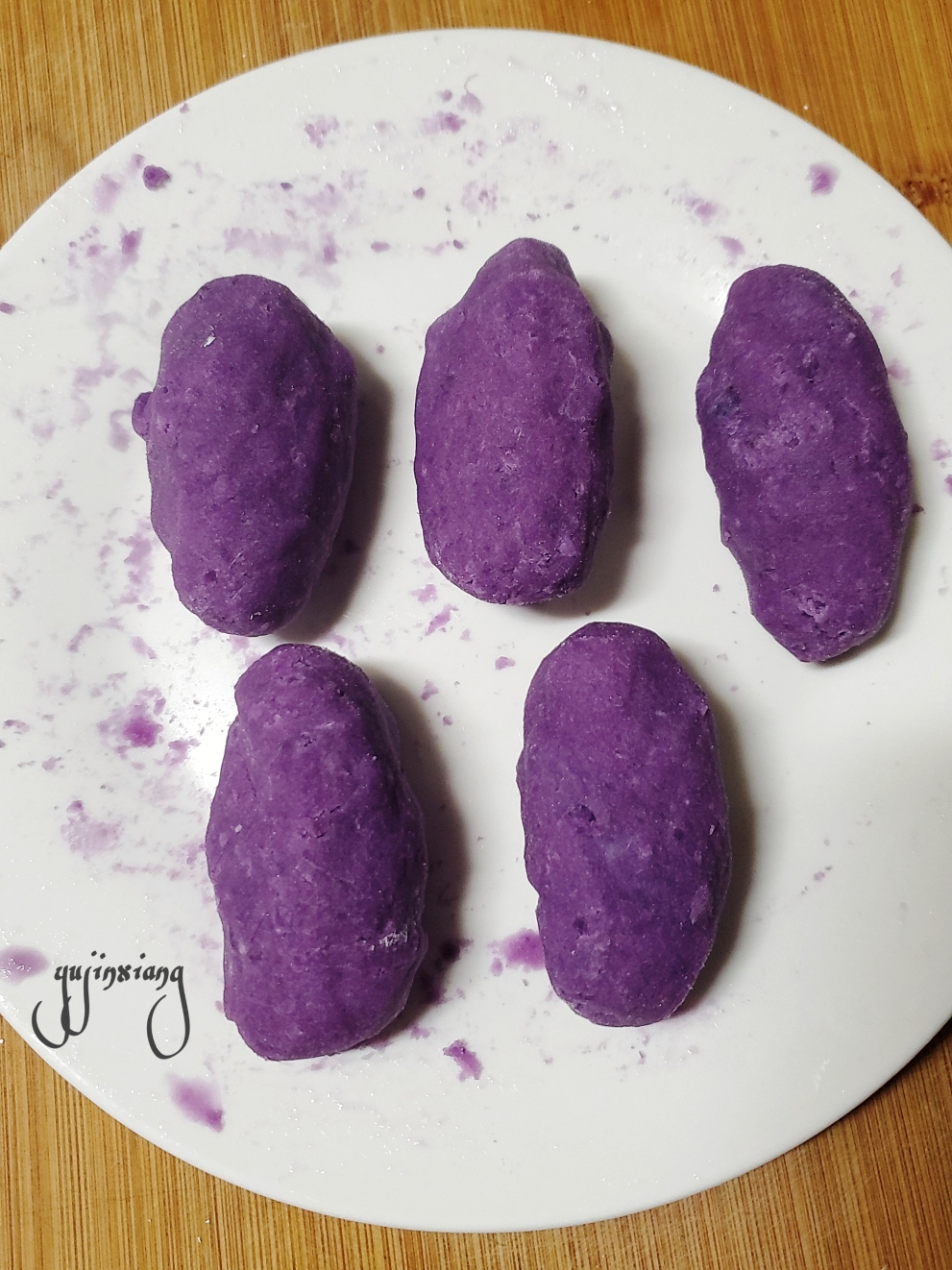 无油低糖的紫薯糍粑（减肥瘦身.增强免疫力.防癌抗癌）的做法 步骤10