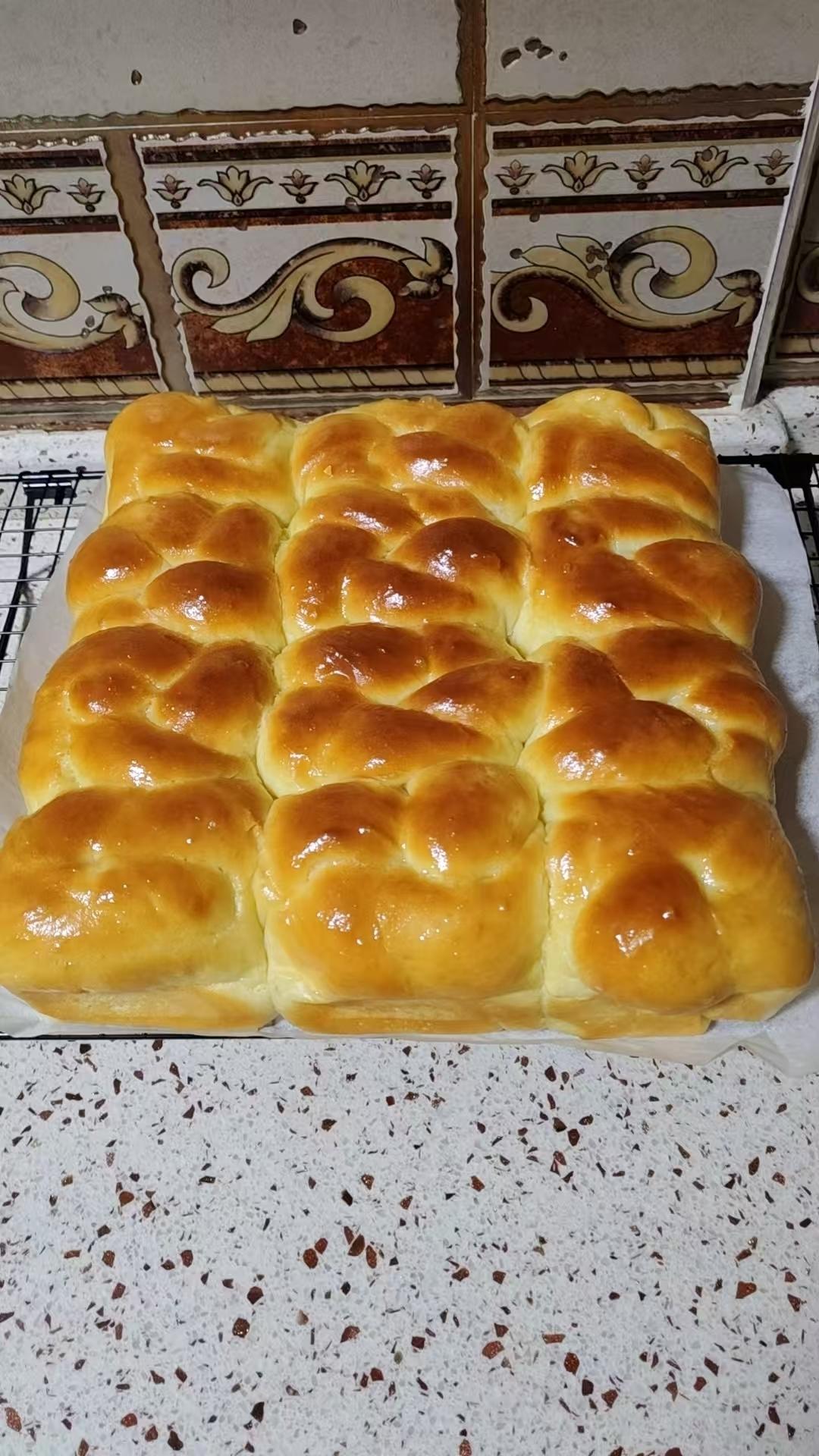 牛奶液种老面包（一次发酵）