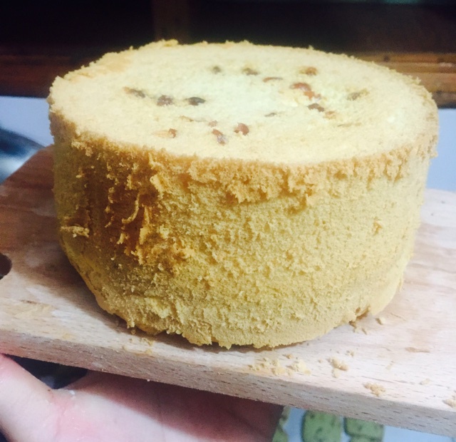 6寸原味戚风蛋糕