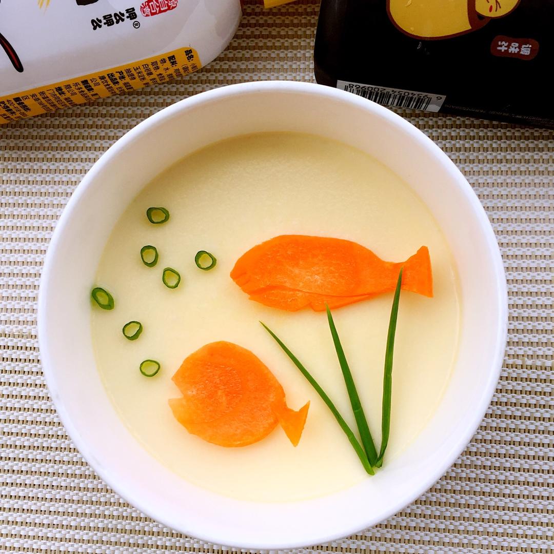 有着豆腐口感的蒸水蛋「年年有鱼」