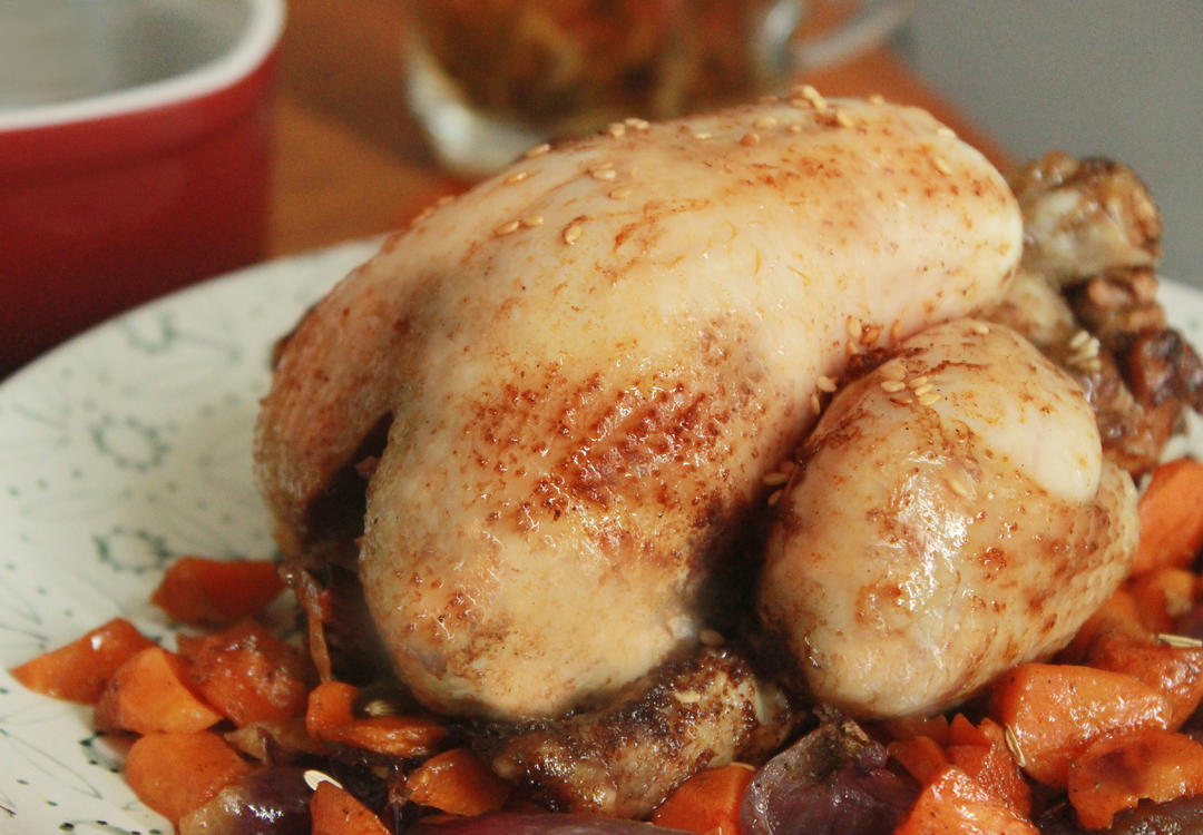 家常烤鸡