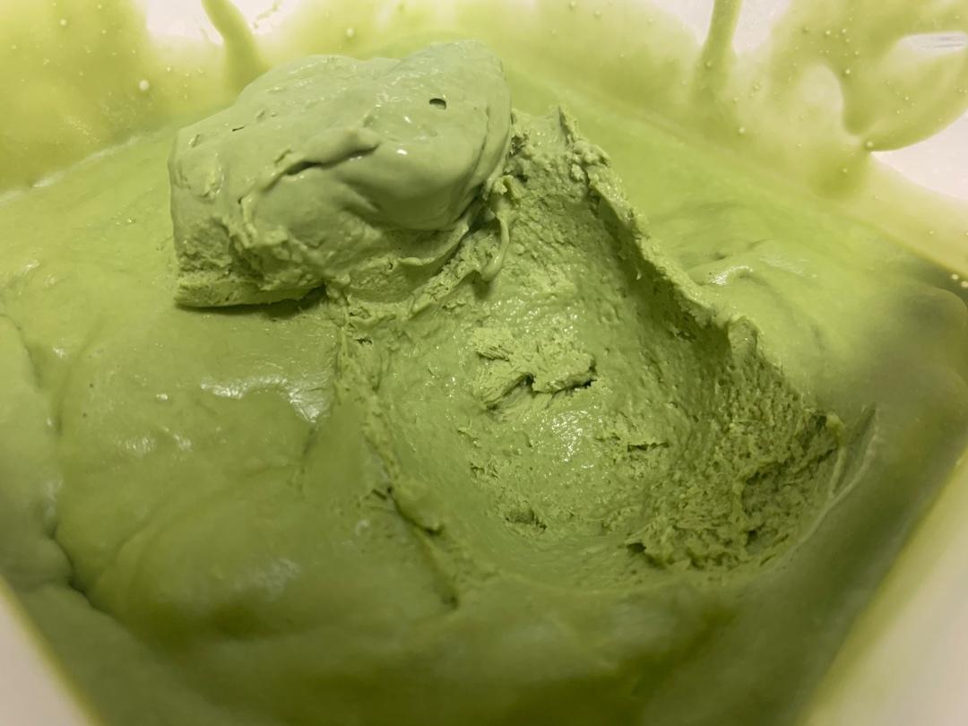 减糖💚抹茶白巧冰淇淋🍵 | 无需冰淇淋机✅