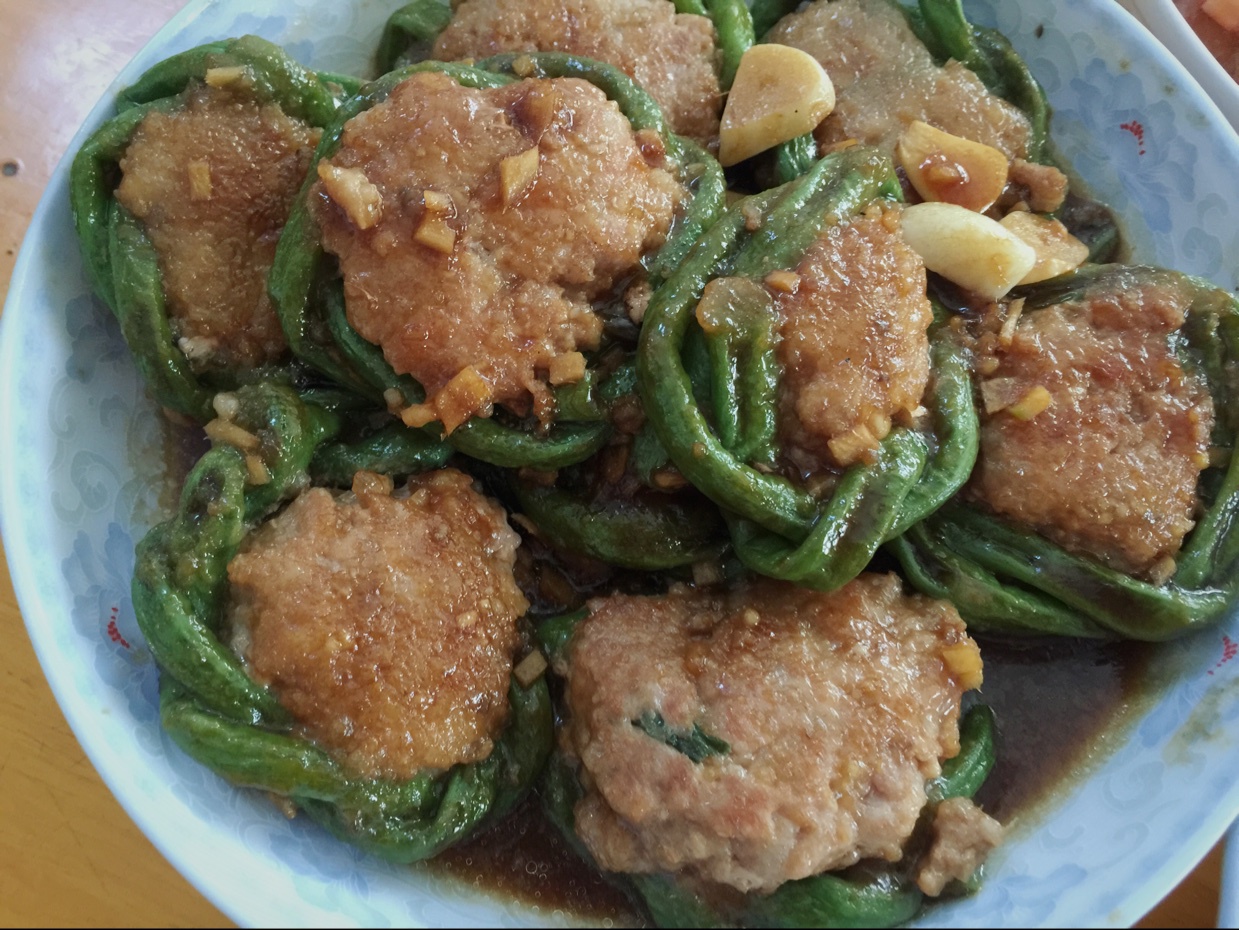 豇豆酿肉