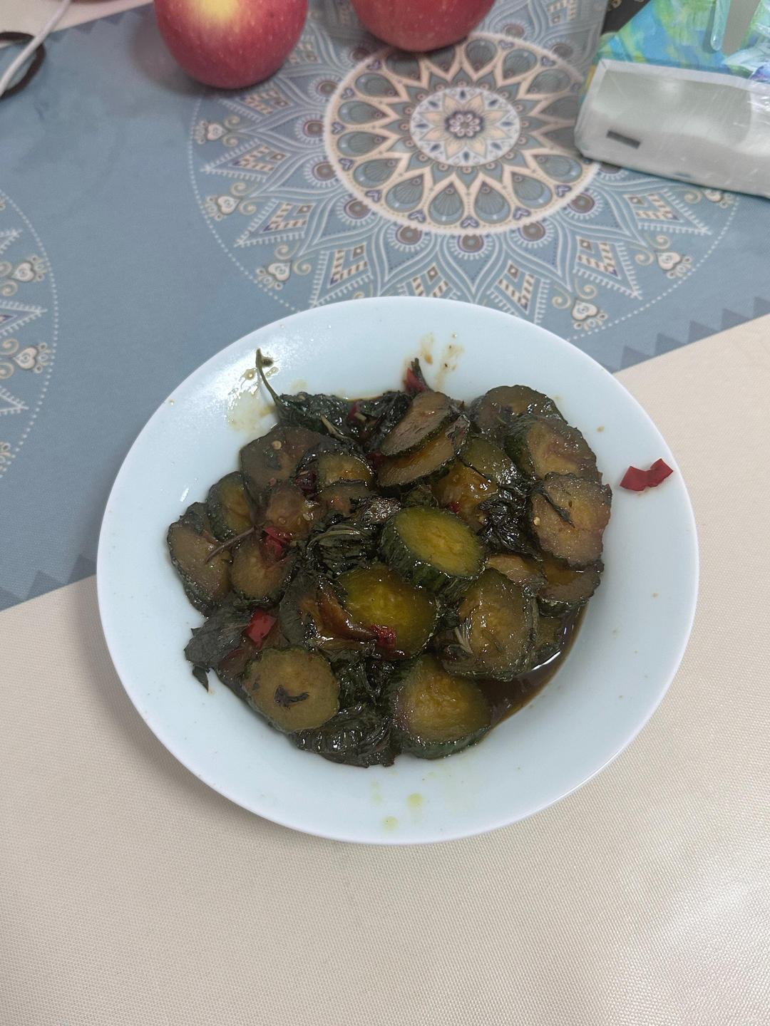 紫苏煎黄瓜