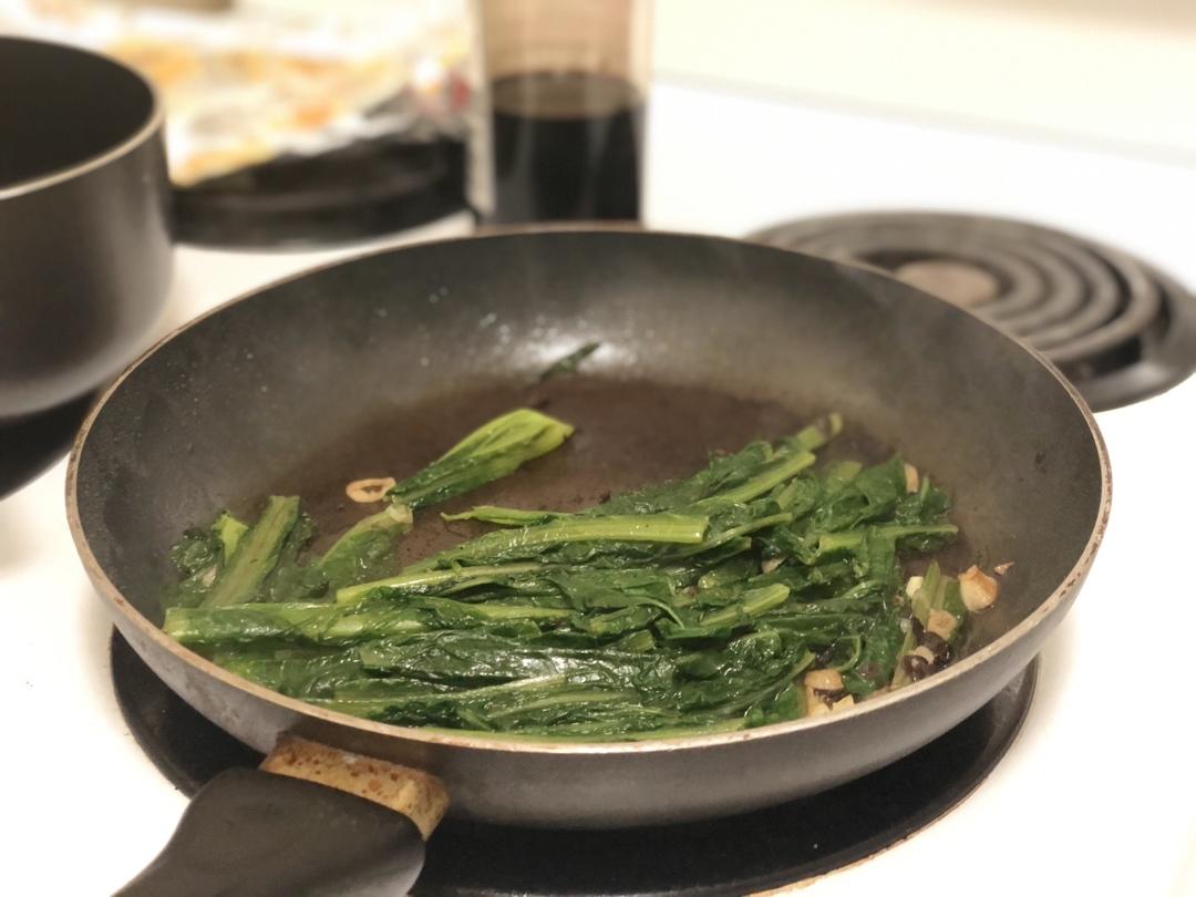 豆豉油麦菜