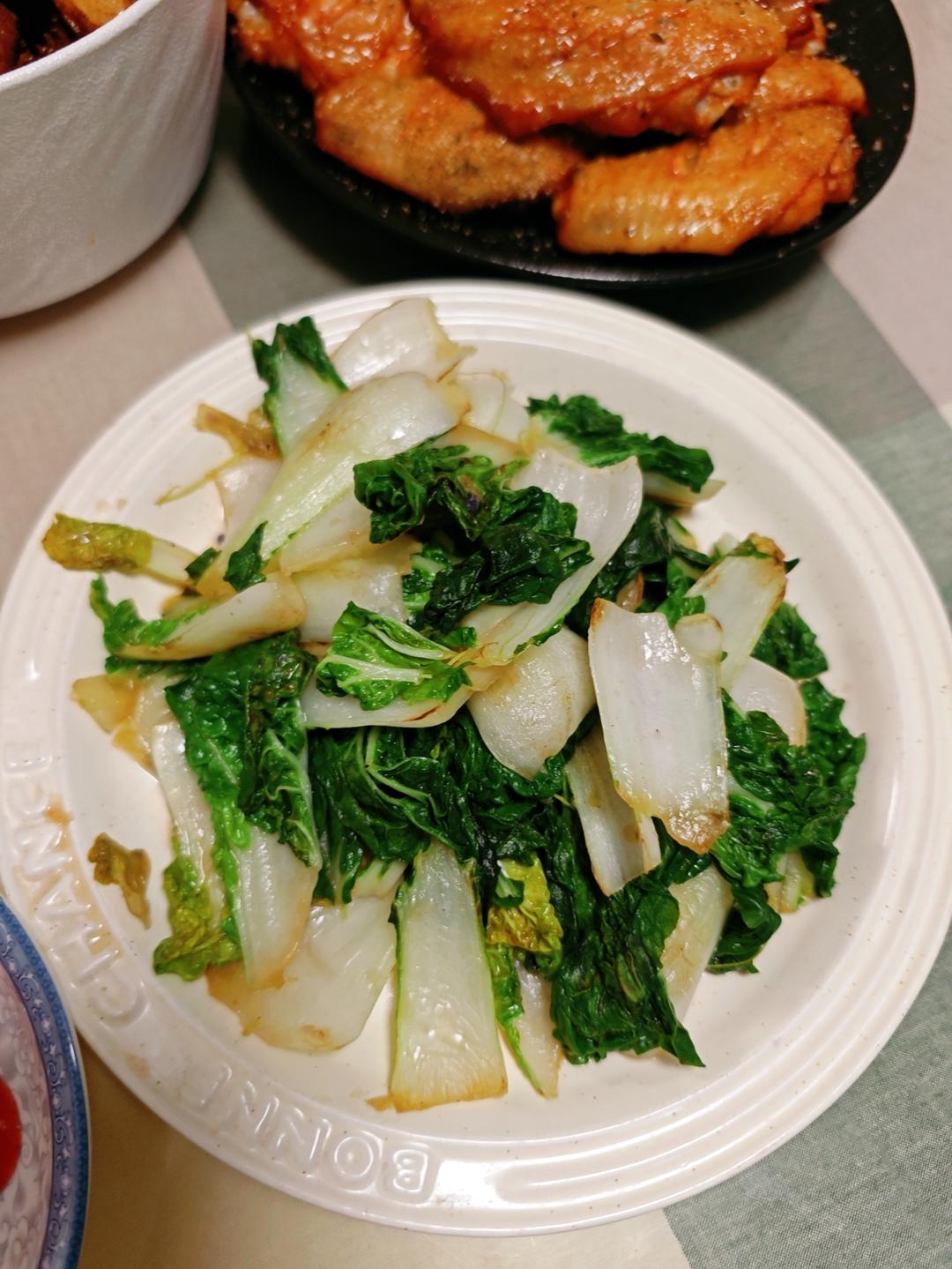 三分钟真香猪油炒白菜/黄心菜