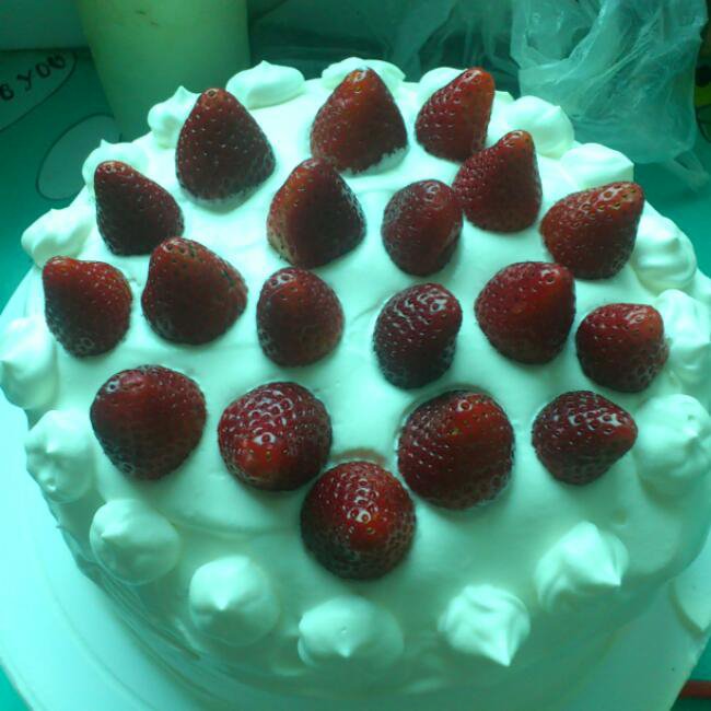 草莓芒果奶油蛋糕