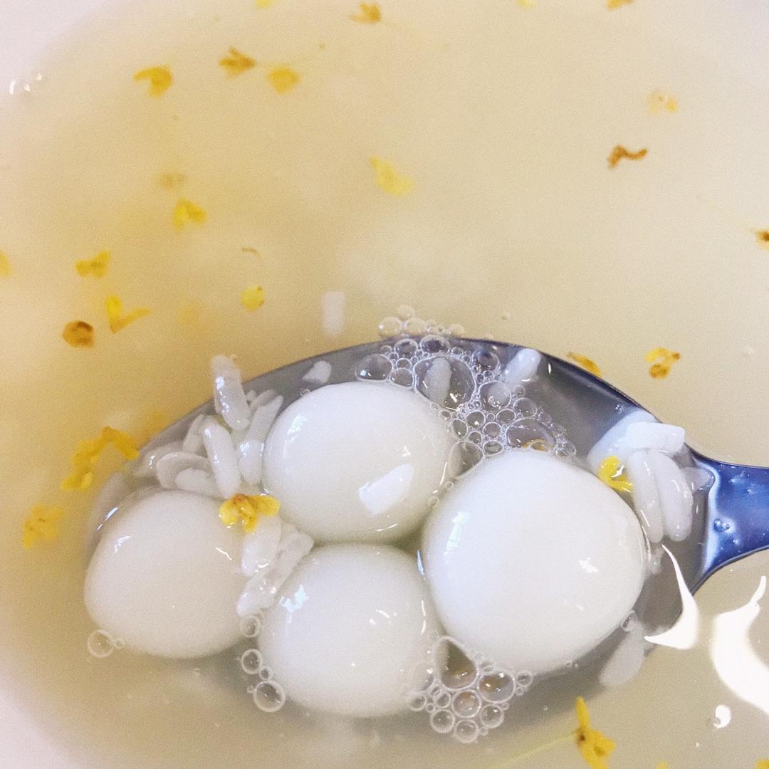 蛋花酒酿圆子