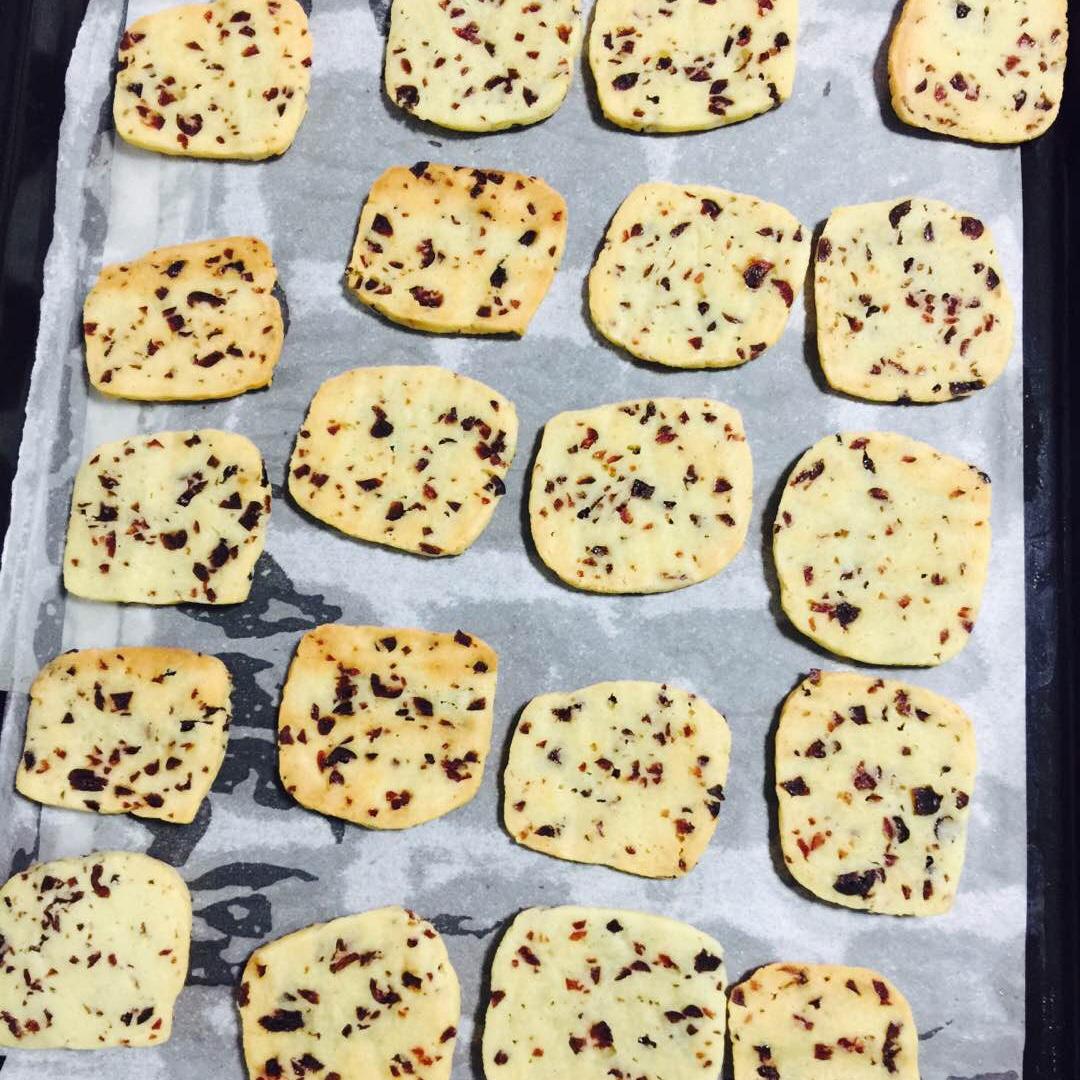低糖少油版蔓越莓饼干