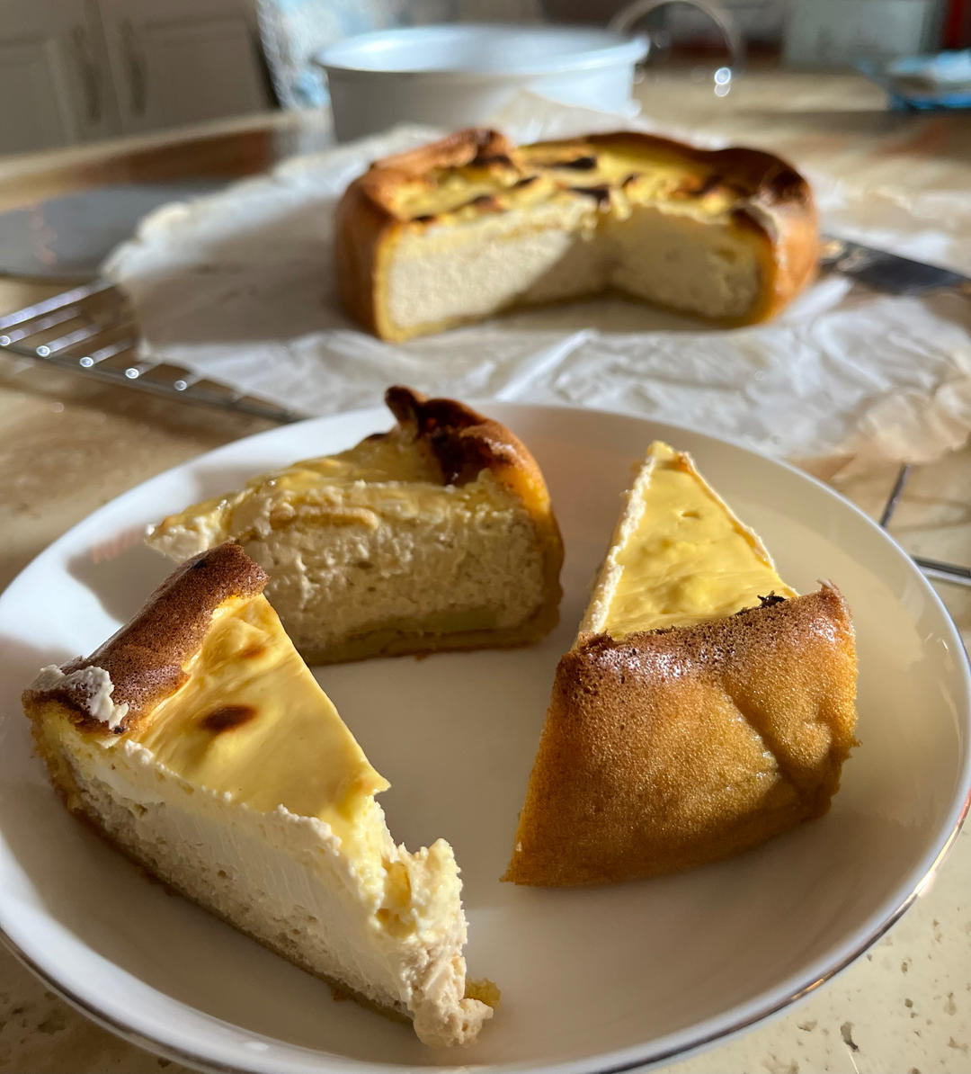 【生酮低碳】巴斯克式烤芝士蛋糕简单粗暴快手0失败