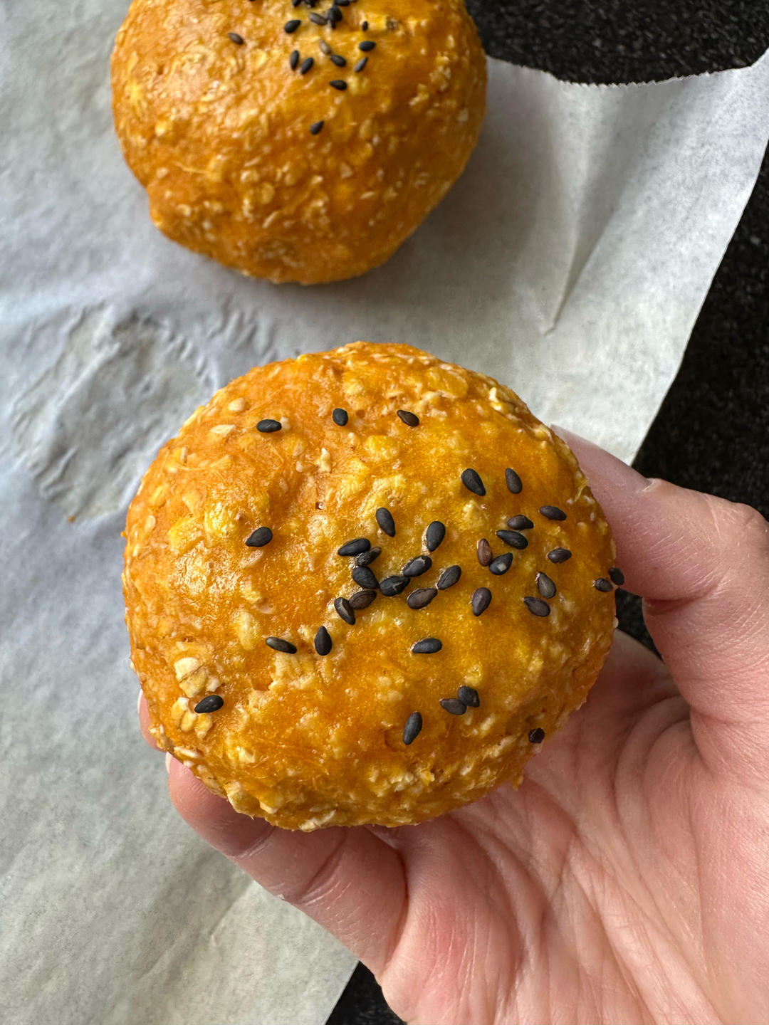 红薯燕麦红豆球