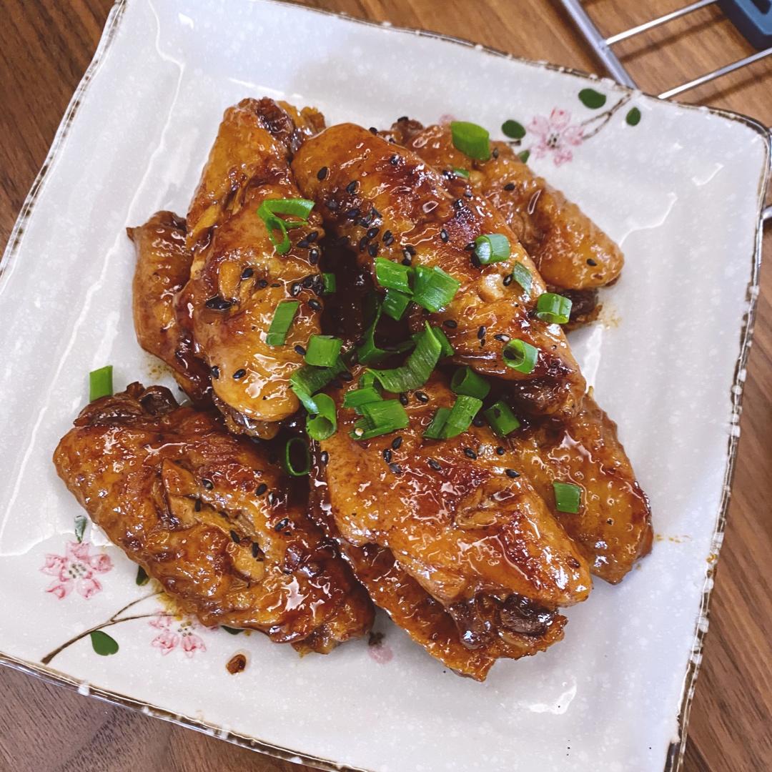 蜜汁蒜香煎鸡中翅